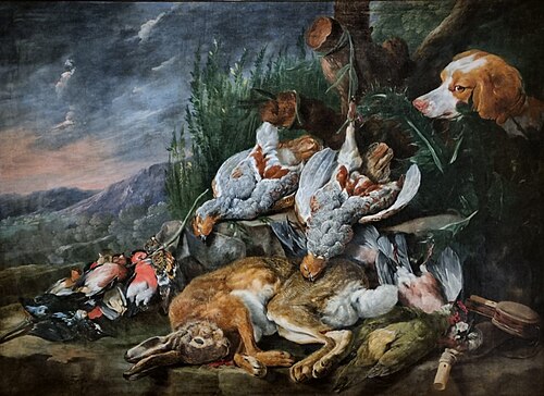 Gibier gardé par un chien, 1651, Jan Fyt
