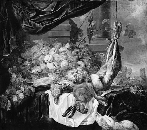 A Hare, Partridges, and Fruit, 1636, Jan Fyt