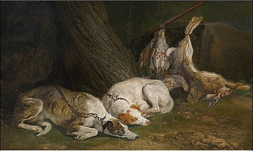 Two Greyhounds, 1650, Jan Fyt