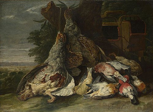 Dead Birds in a Landscape, 1640, Jan Fyt