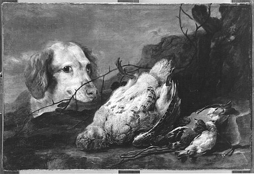Jagdstillleben mit Hund, 1636, Jan Fyt