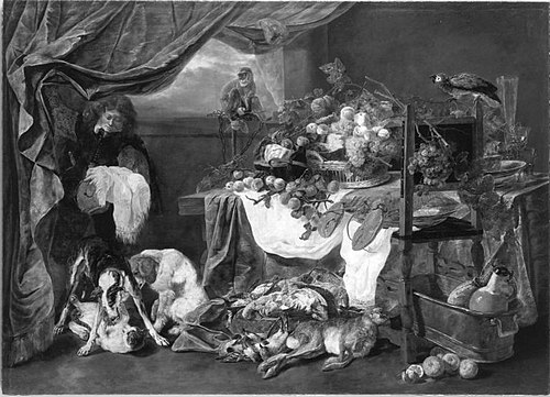 Stillleben mit Jagdbeute und Obst, 1636, Jan Fyt