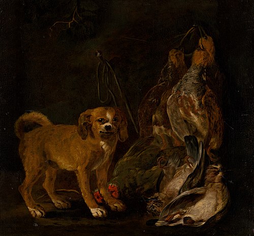 Hunting Still Life with Dog, 1650, Jan Fyt