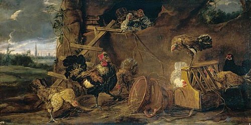 Henhouse, 1660, Jan Fyt