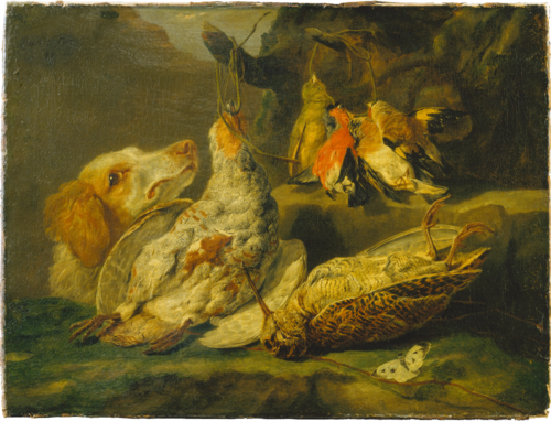 Still Life with Hunting Dog and Dead Fowl, 1647, Jan Fyt