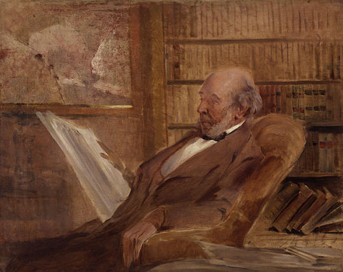 Herbert Spencer, 1895, John McLure Hamilton