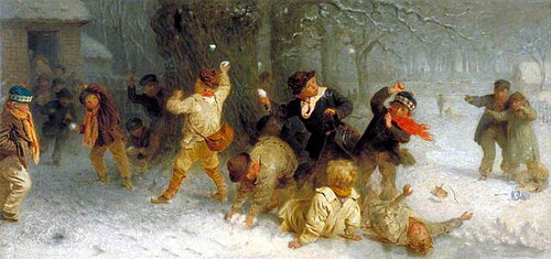 Snowballing, 1865, John Morgan