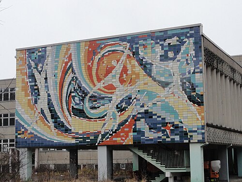 Mural "Lebensfreude", 1986, Georgios Wlachopulos