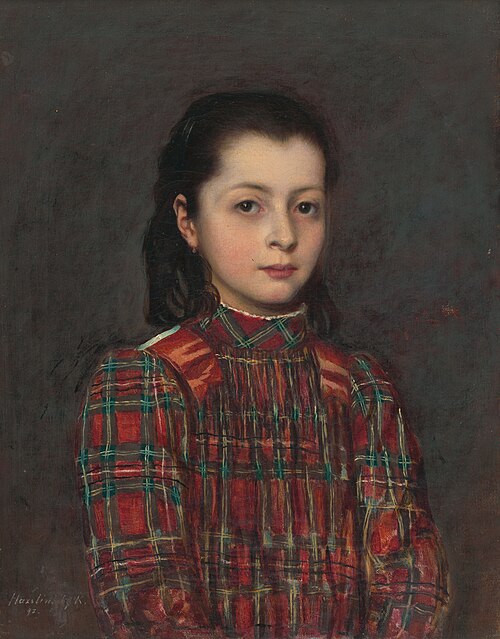 Portrét dievčatka, 1897, Koloman Hažlinský