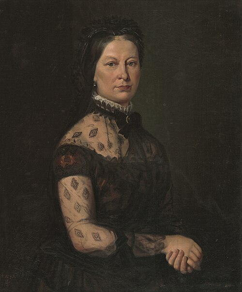 Ženská podobizeň II., 1876, Július Petrovics