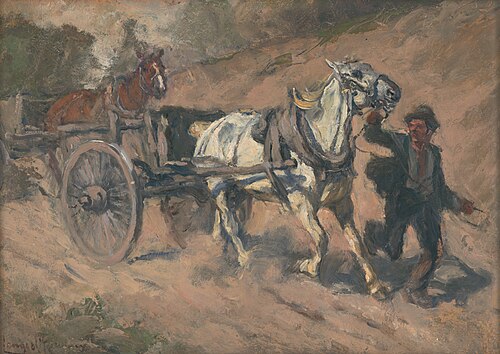 Kone so záprahom I., 1918, Ede Lengyel-Rheinfuss