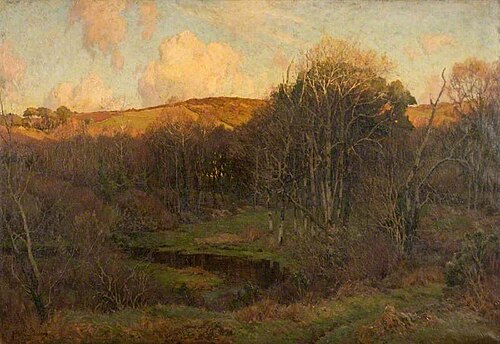 Autumn at Lamorna, Cornwall, , John Noble Barlow