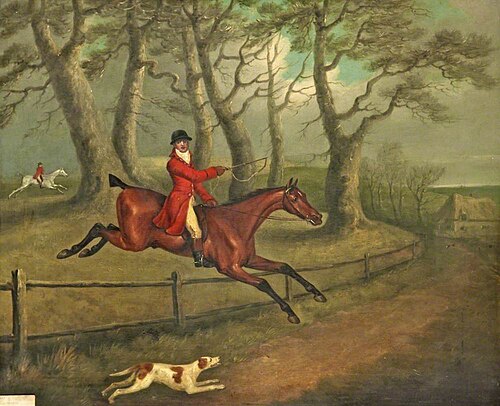 A Huntsman Taking a Fence, 1807, John Nost Sartorius