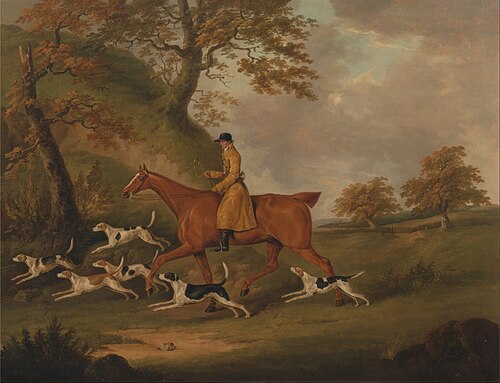 Huntsman and Hound, 1809, John Nost Sartorius
