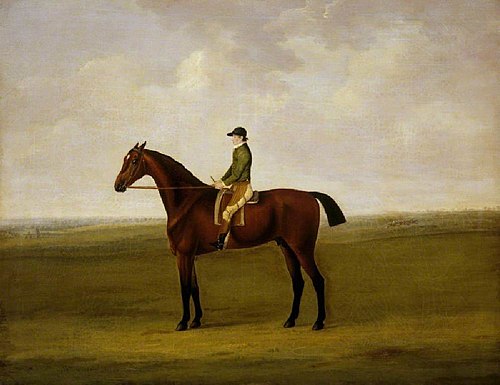 'Anvil' running for the Whip at Newmarket and Charles Handley, the Jockey, 1783, John Nost Sartorius