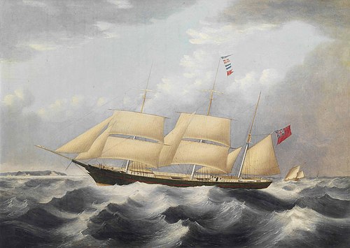 “Scotia” Obed Cary Commander. off the Lizard, 1858, John O'Brien