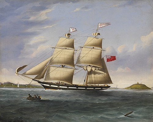 The Frank off George’s Island, Halifax, 1856, John O'Brien