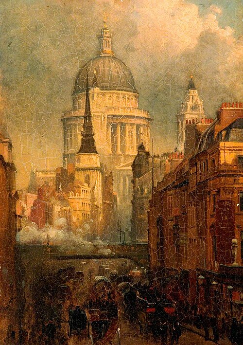 St Paul's from Ludgate Hill, , John O'Connor