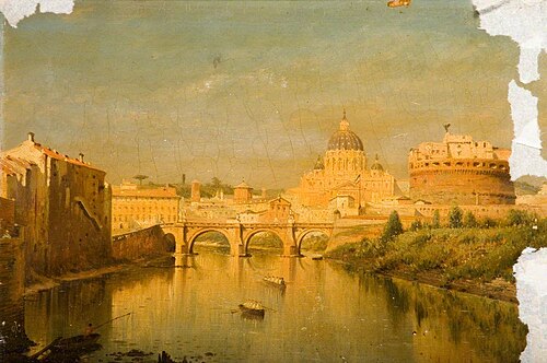 Rome, the Bridge of Sant'Angelo, , John O'Connor