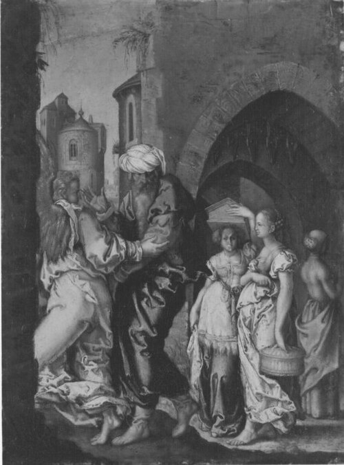 Lots Flucht (Kopie nach), 1531, Heinrich Aldegrever