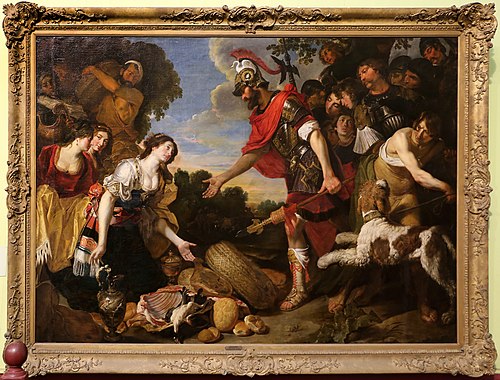 David and Abigail, 1650, Érasme Quellin le Jeune