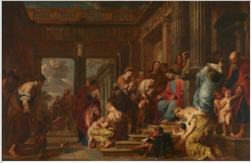 Laissez venir à moi les petits enfants, 1664, Érasme Quellin le Jeune