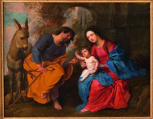 the auf der Flucht nach Ägypten, 1500, Érasme Quellin le Jeune