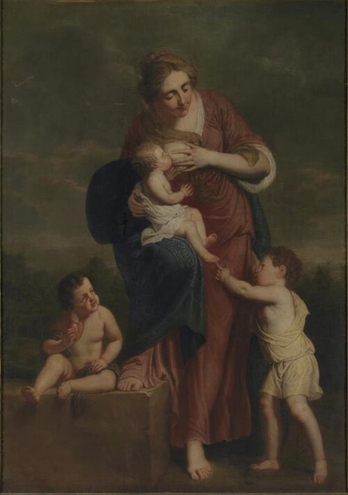 Caritas, 1666, Érasme Quellin le Jeune