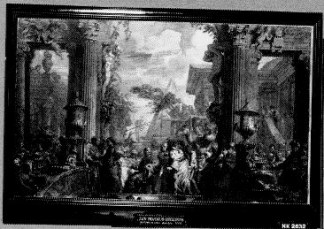De bruiloft te Kana, 1695, Érasme Quellin le Jeune