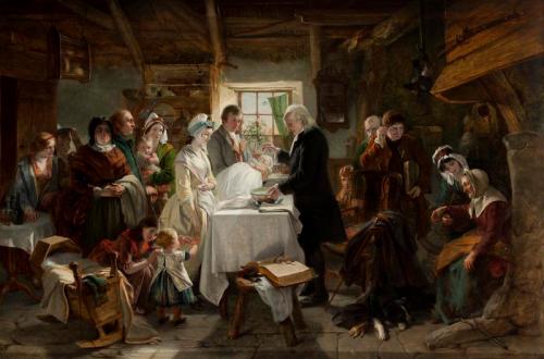 Baptism in Scotland, 1850, John Phillip