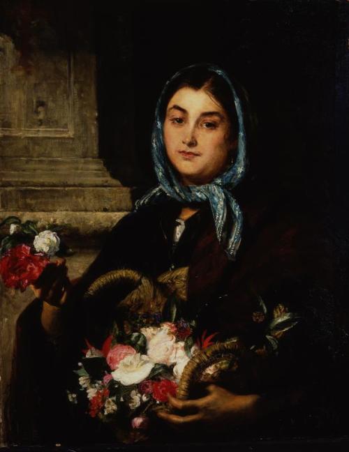 The Spanish Flower Seller, 1864, John Phillip