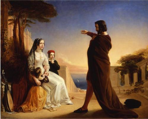 Tasso in Disguise Relating his Persecutions to his Sister, 1840, John Phillip