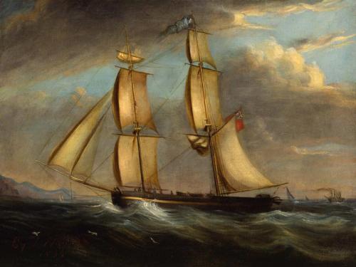 The Brig 'Manly', 1834, John Phillip