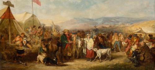Sketch for 'A Scotch Fair', 1848, John Phillip