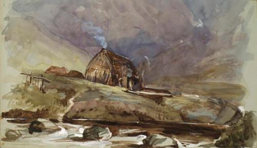 Cottage and Stream - John Phillip, , John Phillip