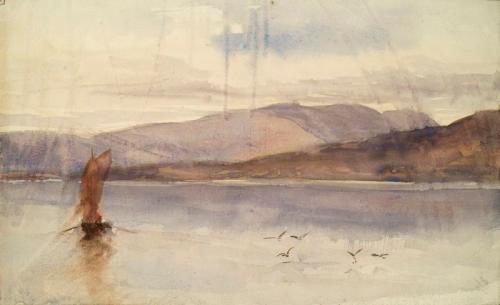 Boat on a Lake - John Phillip, , John Phillip