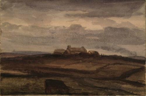 Cottages - A Cow in the Foreground - John Phillip, , John Phillip