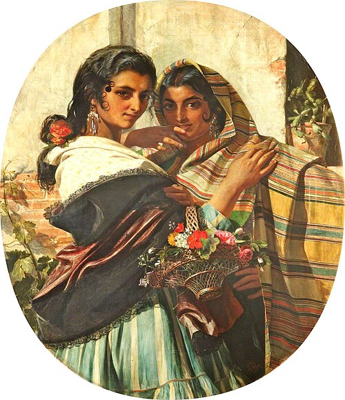 Gypsy Sisters of Seville, 1854, John Phillip