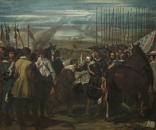 The Surrender of Breda (after Diego Velázquez), 1860, John Phillip
