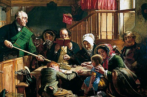 Collecting the Offering in a Scottish Kirk, 1855, John Phillip