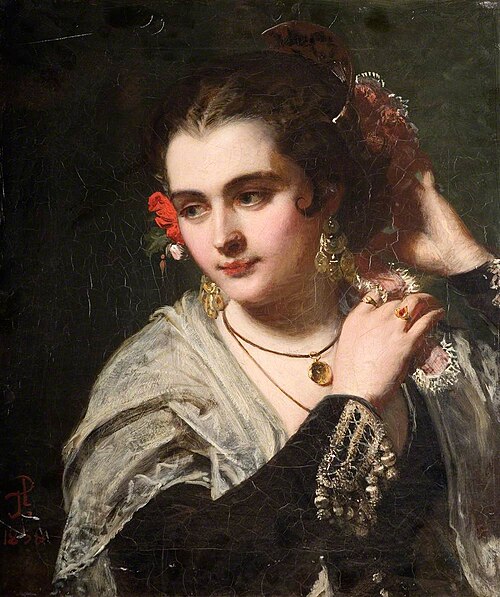 La señorita, Cádiz, 1858, John Phillip