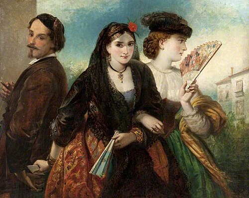 The Assignation, 1859, John Phillip
