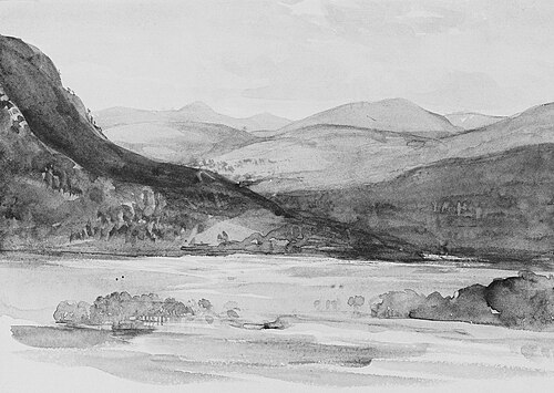 Glen Quoich from near Corrie Mulzie, 1900, John Phillip