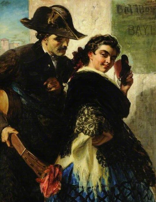 Carnival Time, Seville, Spain, 1860, John Phillip