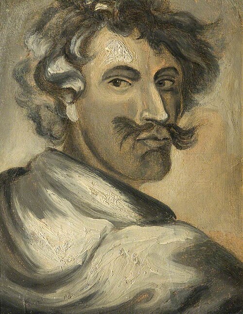 Self Portrait (copy of Anthony van Dyck), 1824, John Phillip