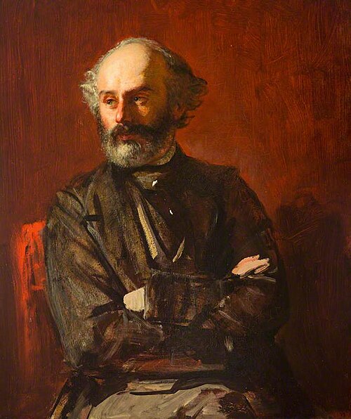 John Phillip, 1817 - 1867. Artist (Self-portrait), 1863, John Phillip
