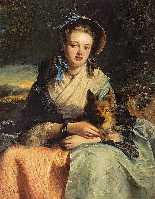 Mary MacKay Caird, later Mrs James Glen (1847 - 1940), 1866, John Phillip