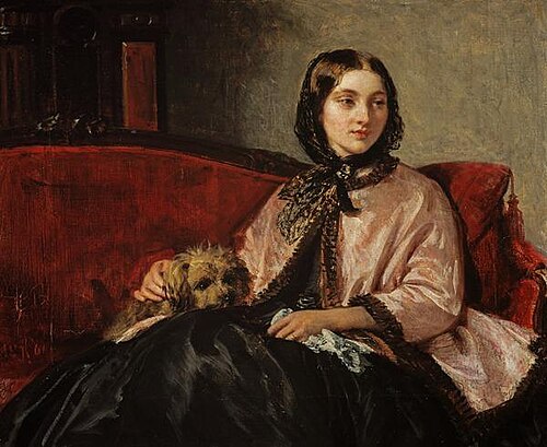 Ellen Brown, Mrs William Borthwick Johnstone, 1861, John Phillip