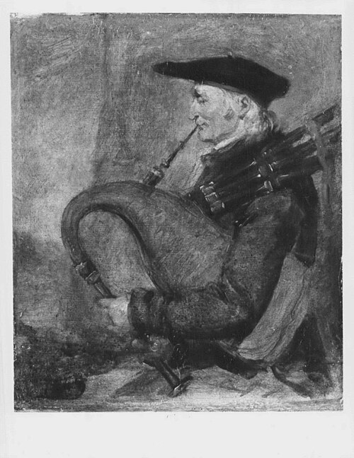 A Highland Piper, , John Phillip