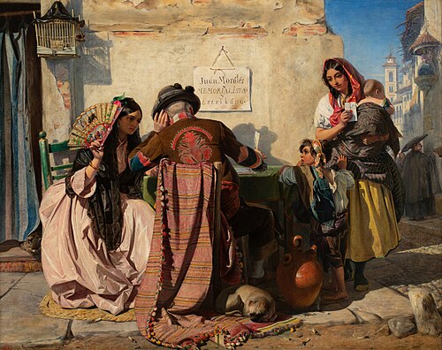 The Letter-Writer of Seville, 1854, John Phillip